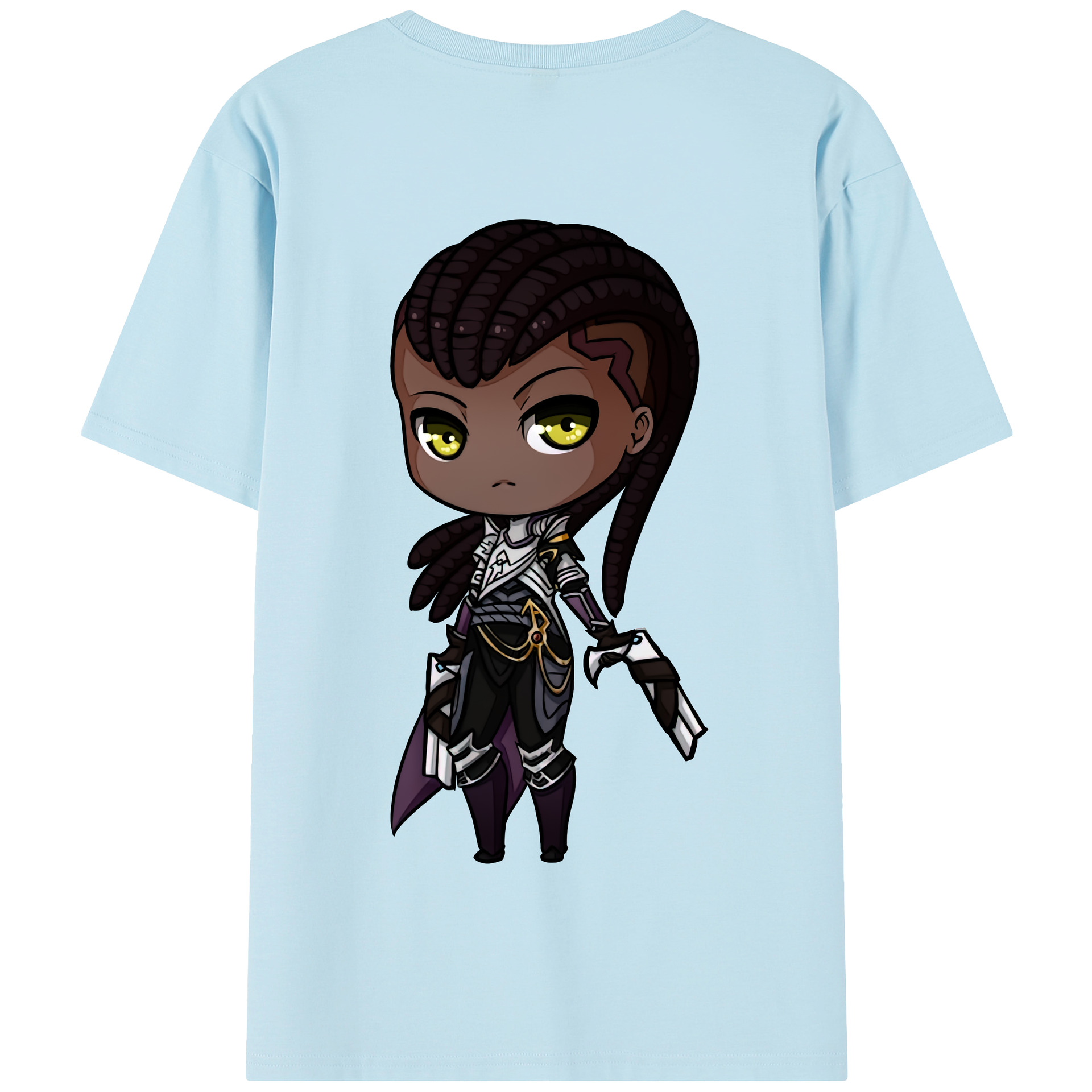 リーグ・オブ・レジェンド League of Legends LOL 綿100％半袖Tシャツ（背面プリント）